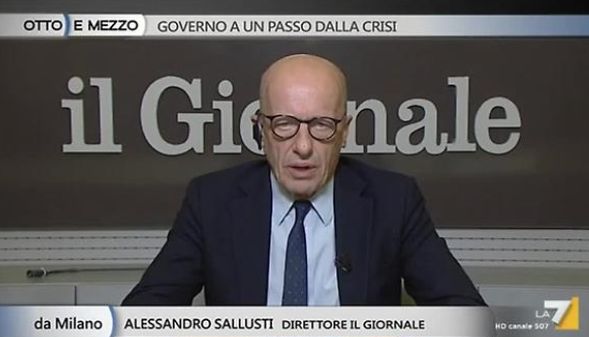 Alessandro Sallusti bomba sul nuovo governo