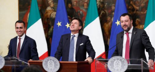 Di Maio Conte Salvini Governo Italia