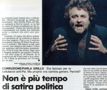 Grillo Satira 1992