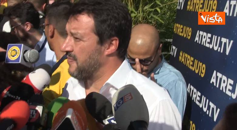 Matteo Salvini sospetto su Giuseppe Conte