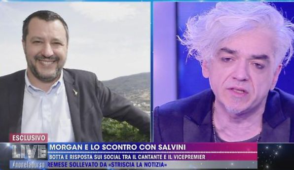 Morgan dalla parte di Salvini