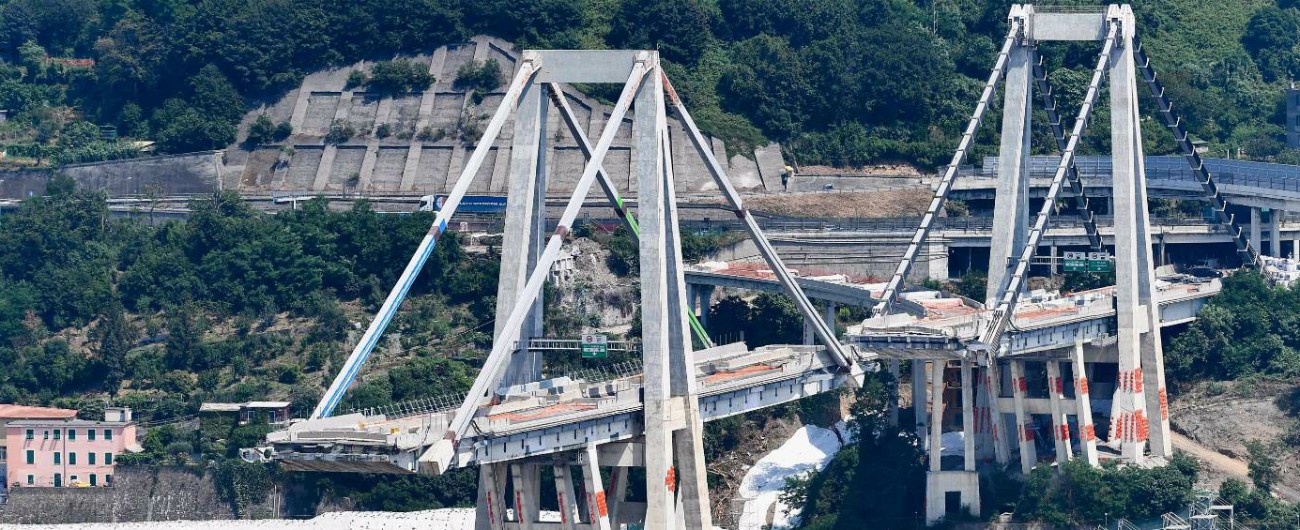 Ponte Morandi orario demolizione abbattimento 1300