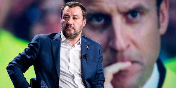 Salvini contro macron