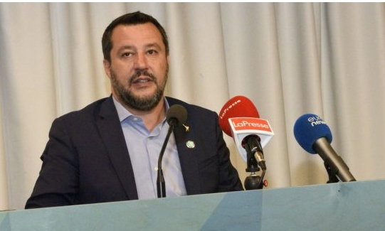 Salvini dà la colpa al Pd