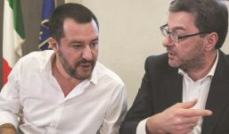 Salvini e sottosegretario Giancarlo Giorgetti LaStampa