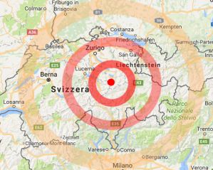 Terremoto in Svizzera