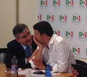 governatore Luciano DAlfonso e Renzi