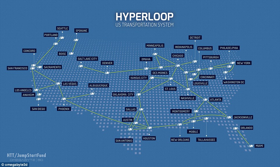 hyperloop map