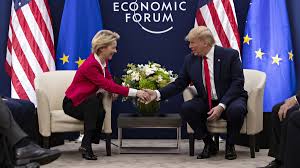 DONALD TRUMP URSULA VON DER LEYEN 